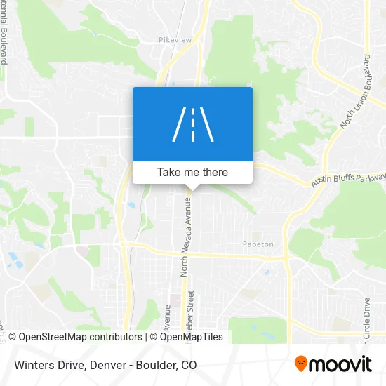 Winters Drive map