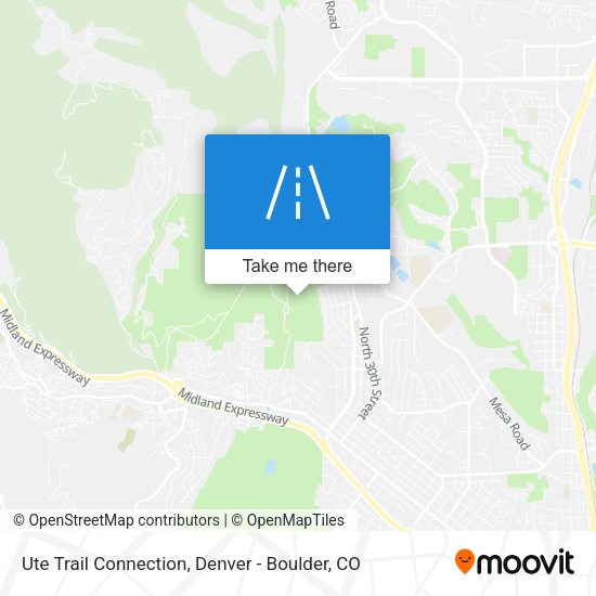 Mapa de Ute Trail Connection
