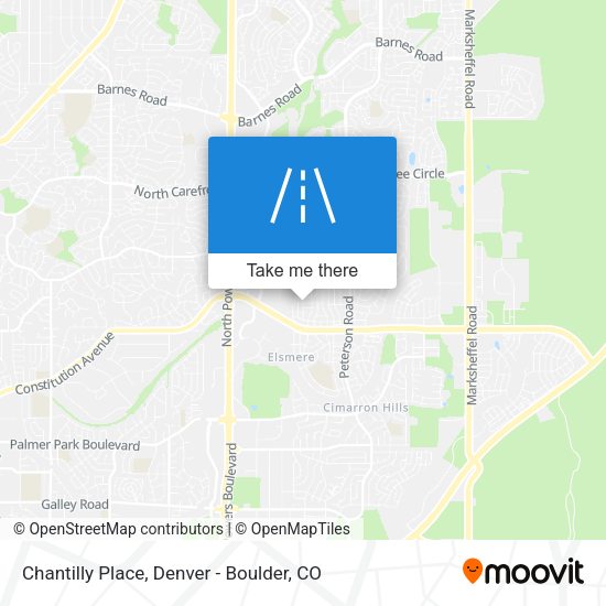 Chantilly Place map