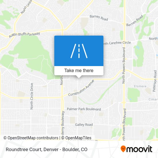 Mapa de Roundtree Court