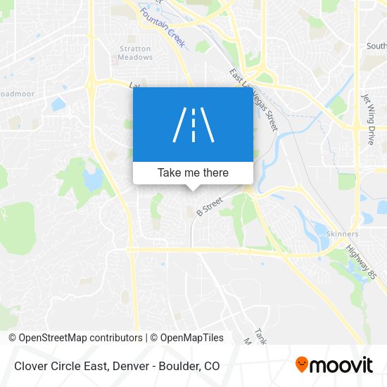 Clover Circle East map