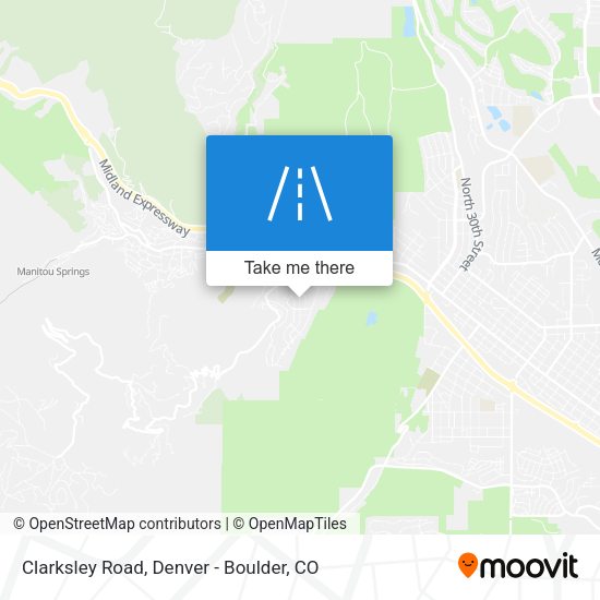 Mapa de Clarksley Road