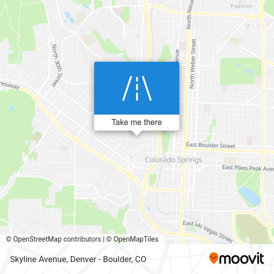 Skyline Avenue map
