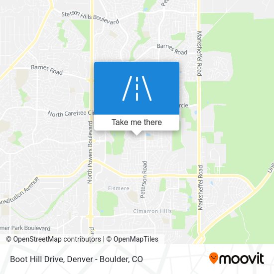 Mapa de Boot Hill Drive