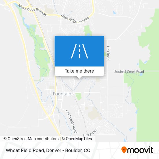 Wheat Field Road map