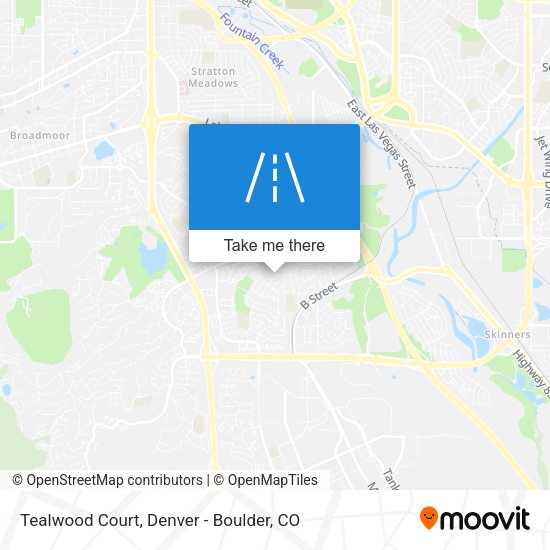 Tealwood Court map