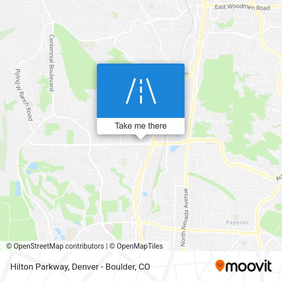 Mapa de Hilton Parkway