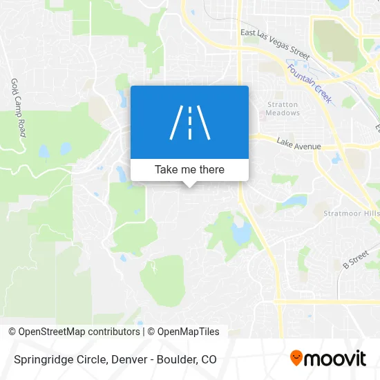 Springridge Circle map