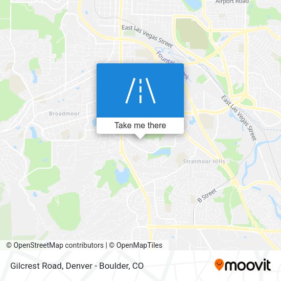 Mapa de Gilcrest Road