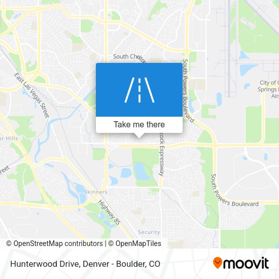 Hunterwood Drive map