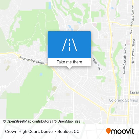Crown High Court map