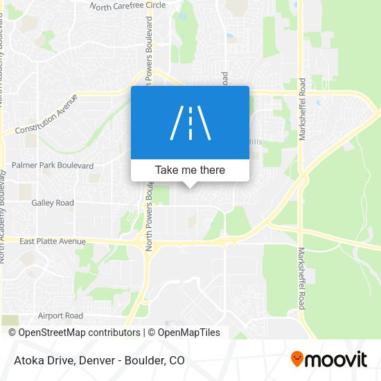 Atoka Drive map