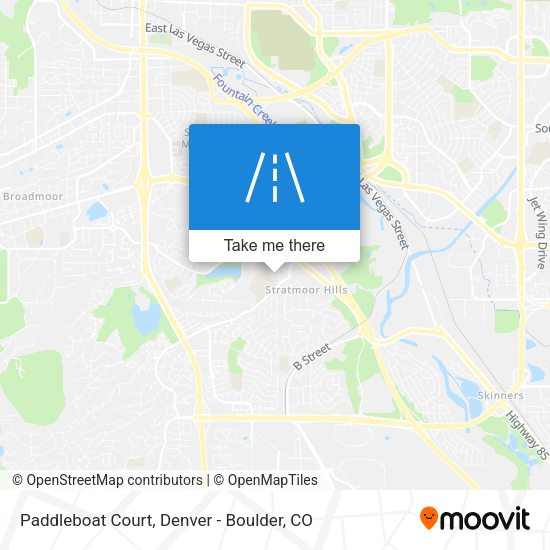 Paddleboat Court map