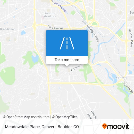 Meadowdale Place map