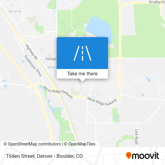 Mapa de Tilden Street