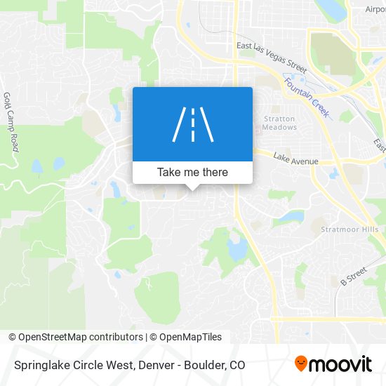 Springlake Circle West map