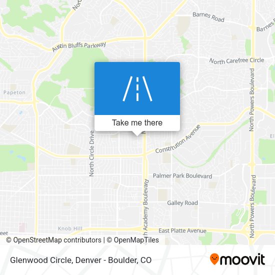 Glenwood Circle map