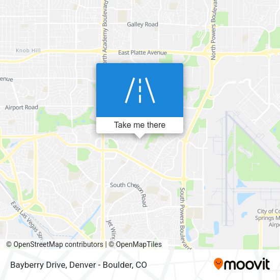 Bayberry Drive map