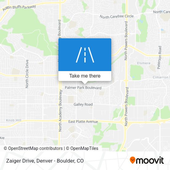 Mapa de Zaiger Drive