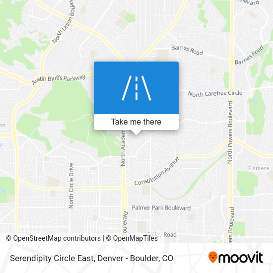 Mapa de Serendipity Circle East