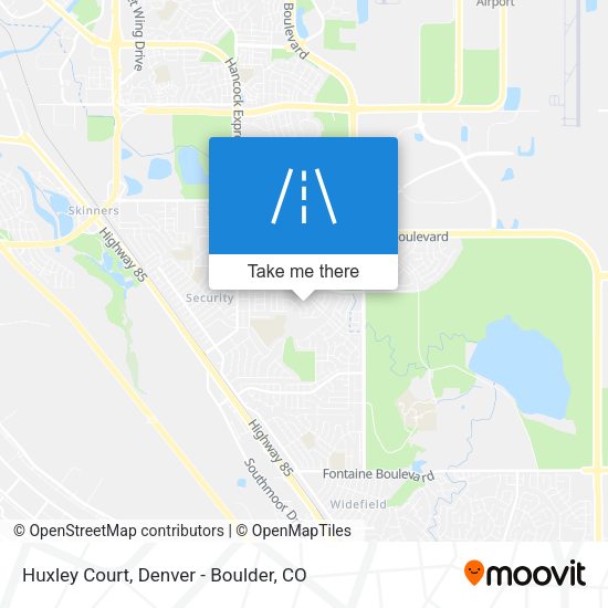 Huxley Court map