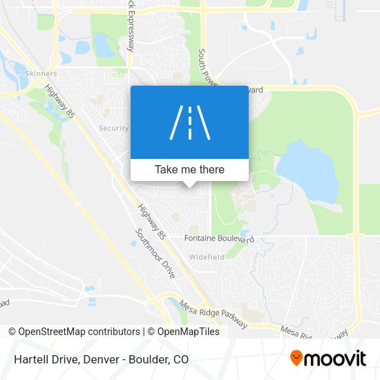 Mapa de Hartell Drive