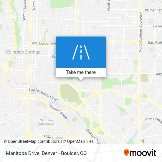 Manitoba Drive map