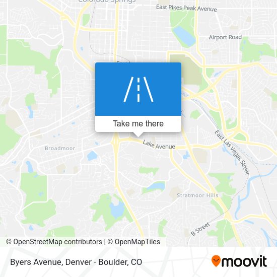 Byers Avenue map