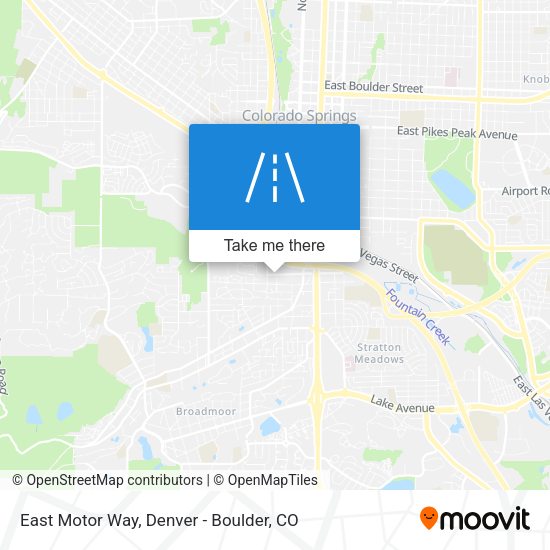East Motor Way map