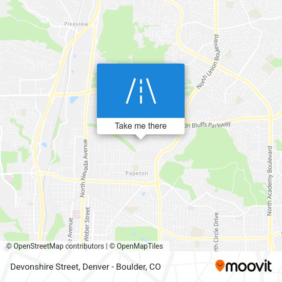Devonshire Street map