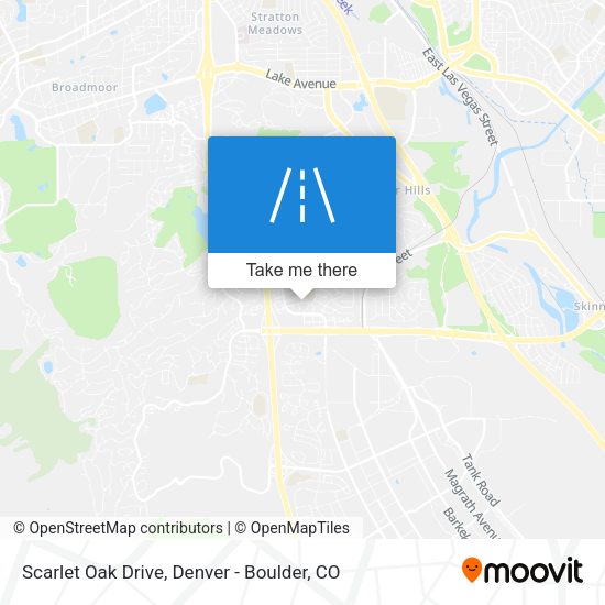 Scarlet Oak Drive map