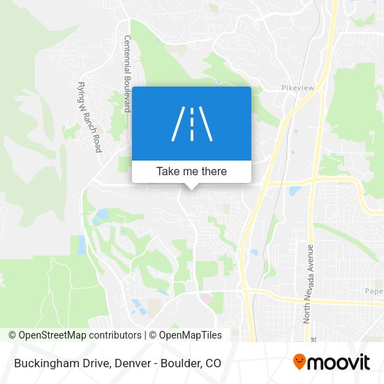 Mapa de Buckingham Drive