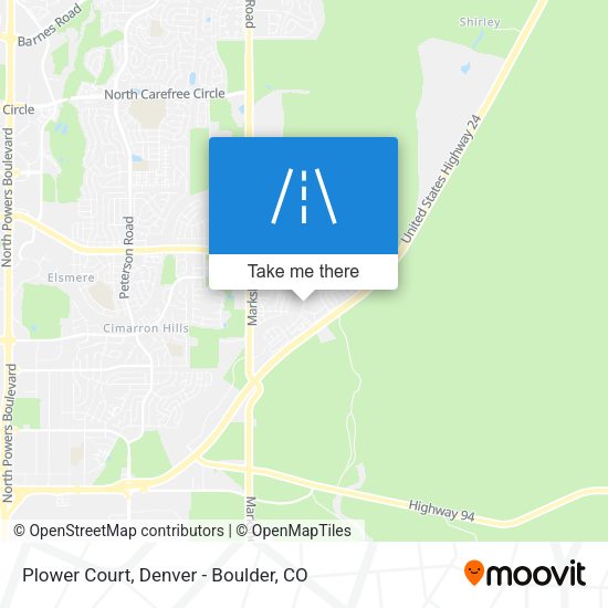 Plower Court map