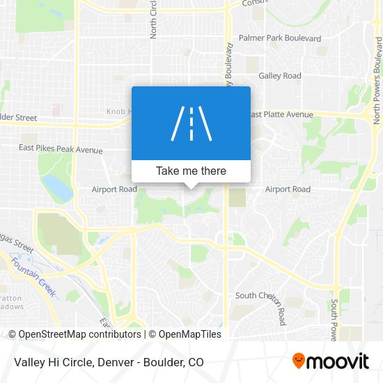 Mapa de Valley Hi Circle