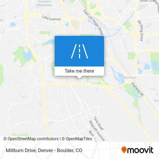 Mapa de Millburn Drive