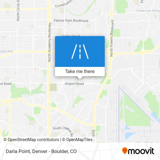 Darla Point map