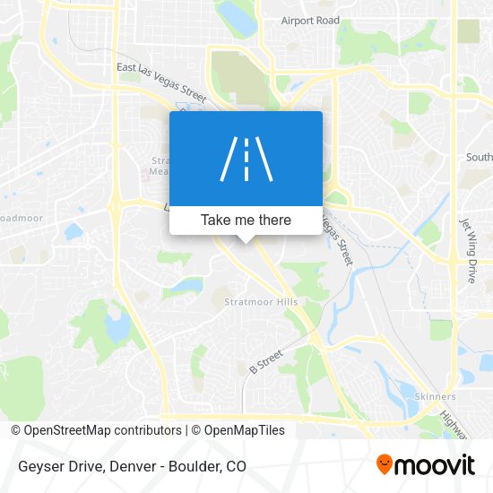 Geyser Drive map