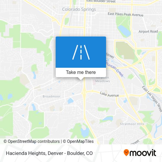 Hacienda Heights map