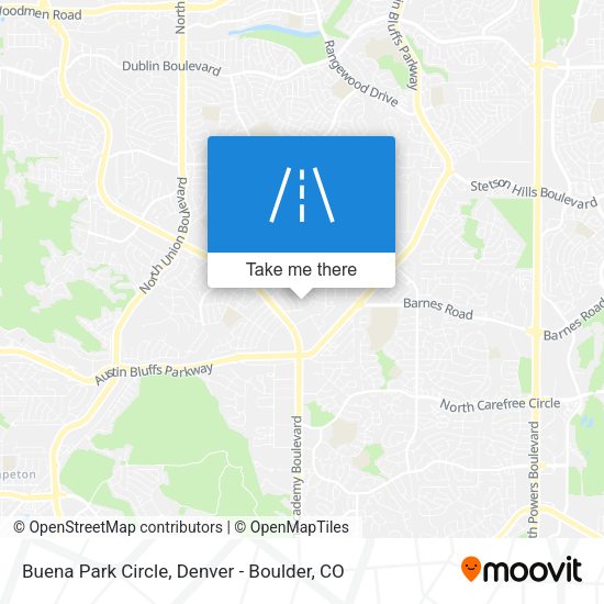 Mapa de Buena Park Circle