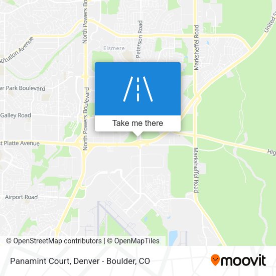 Panamint Court map