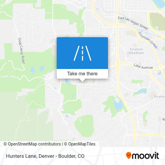 Hunters Lane map