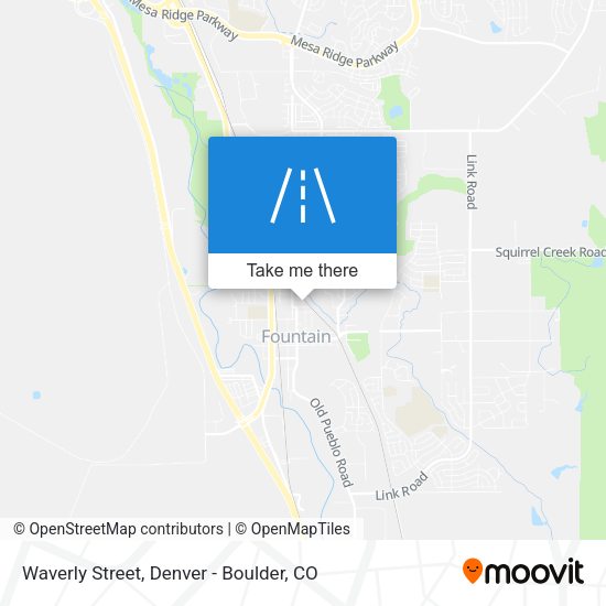Mapa de Waverly Street
