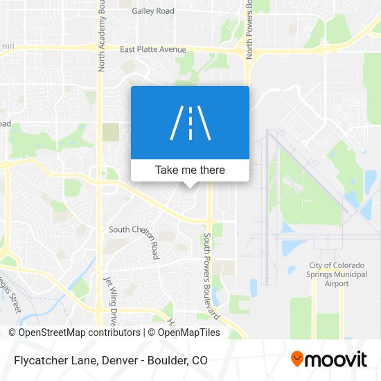 Flycatcher Lane map
