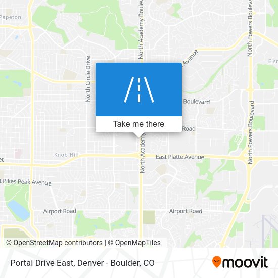 Portal Drive East map