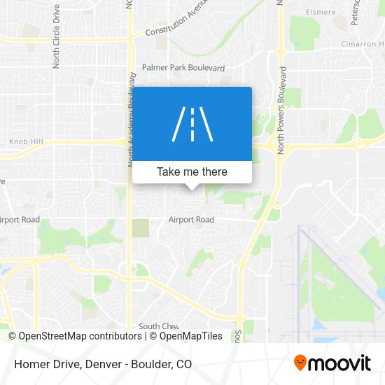 Mapa de Homer Drive