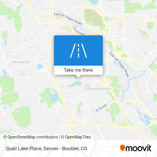 Quail Lake Place map