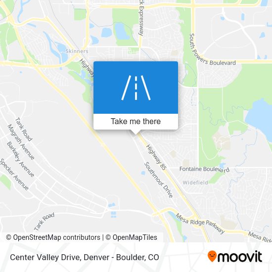 Mapa de Center Valley Drive