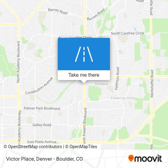 Victor Place map