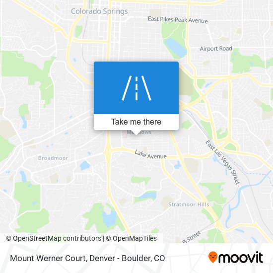 Mount Werner Court map