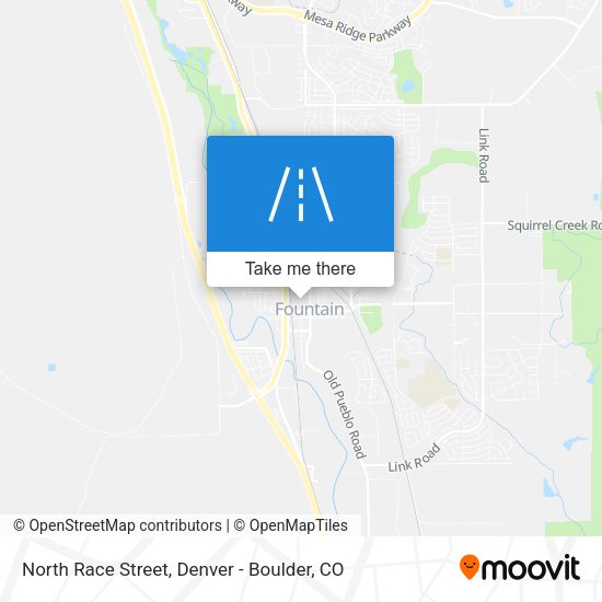 North Race Street map